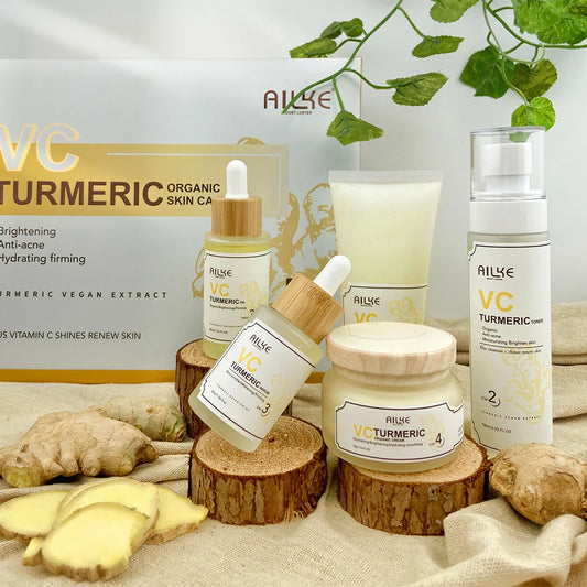 VC Turmeric Organic Skin Care Set – Bright, Hydrated, Renewed Skin